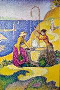 Paul Signac Paul Signac: Women at the Well oil